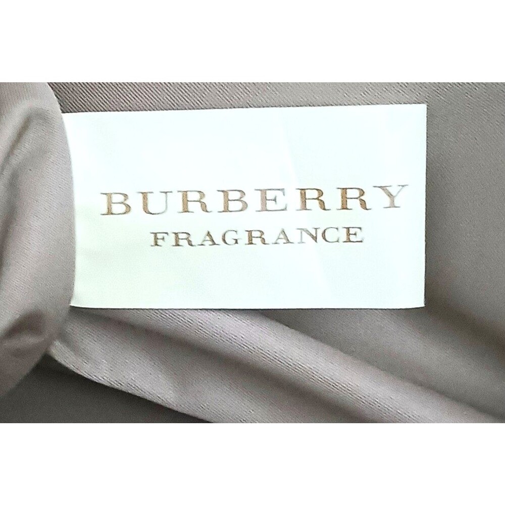 Burberry Fragrance Khaki Nylon Lg Messenger Bag Nova Check Piping Trim Adj Strap - Picture 14 of 16